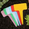 100PCS Thickened Stake Tags Waterproof T-type Tags Garden Tools Markers Label  Garden