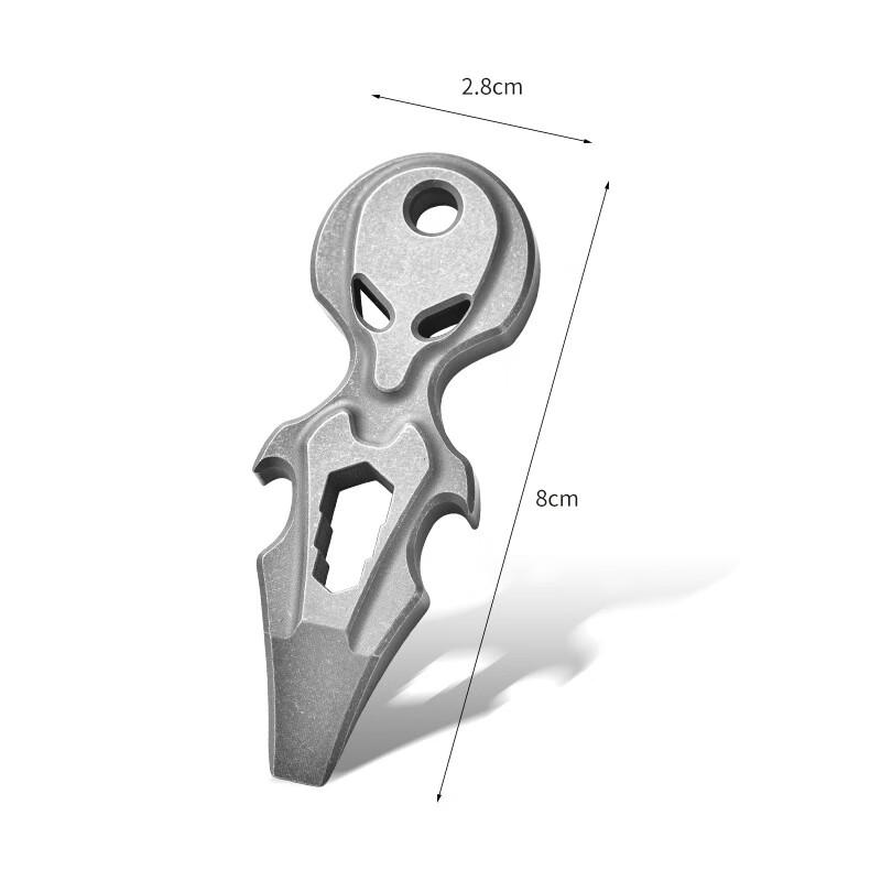 NuFeng Titanium Mini Pry Bar Multi-tool