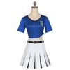 Blue Prison Cosplay Costume With Sweet And Cute Skirt Dress For Women