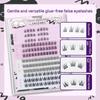 GECOMO Glue-free False Eyelashes, Eyelashes No Needed Glue, Latest Mixed Pack