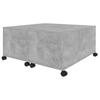 Coffee Table Concrete Gray 75 x 75 x 38 cm Particleboard