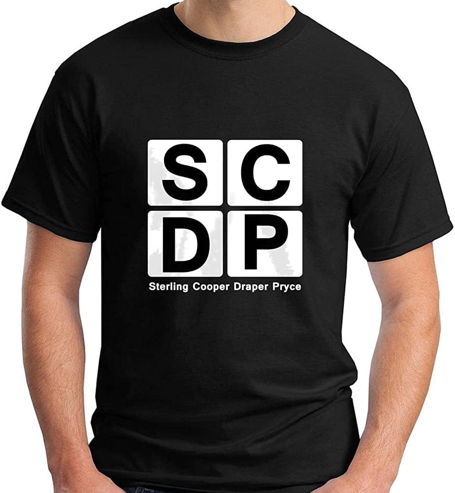 Sterling Cooper Draper Pryce As Seen in Mad Men Cult TV Don Draper T Shirt 4XL чёрный