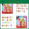 Bunte magnetische Kunststoffbuchstaben für Kleinkinder Klein- und Großbuchstaben Magnete für den Kühlschrank 3-4 cm)