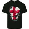 Gym St Georges Cross English Flag Muscles Kids T-Shirt Childrens