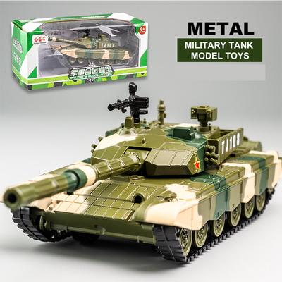 1/32 Scale Diecast Alloy T-99 Battle Tank Model Simulation Military Tank Decor Toys