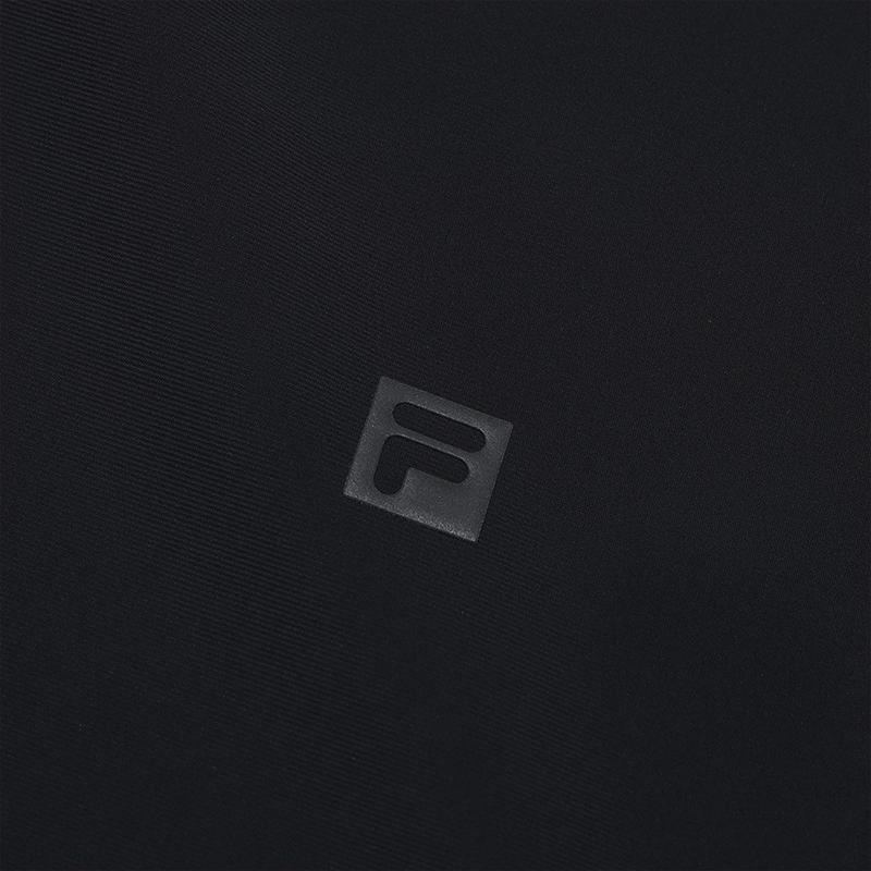 Fila Fitness Solid Color Casual Versatile Knitted Hooded Jacket Men Jackets Deep-Black A11M511505F-BK