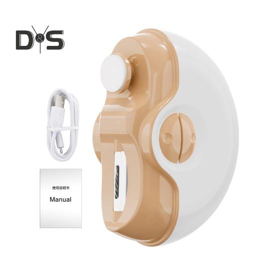 

Электрическая машинка для стрижки ногтей, полировщик со светодиодной подсветкой, 2-скоростная, перезаряжаемая, 2-в-1, автоматическая пилка для ногтей для детей, взрослых, пожилых людей, триммер для маникюра 1 Set жёлтый