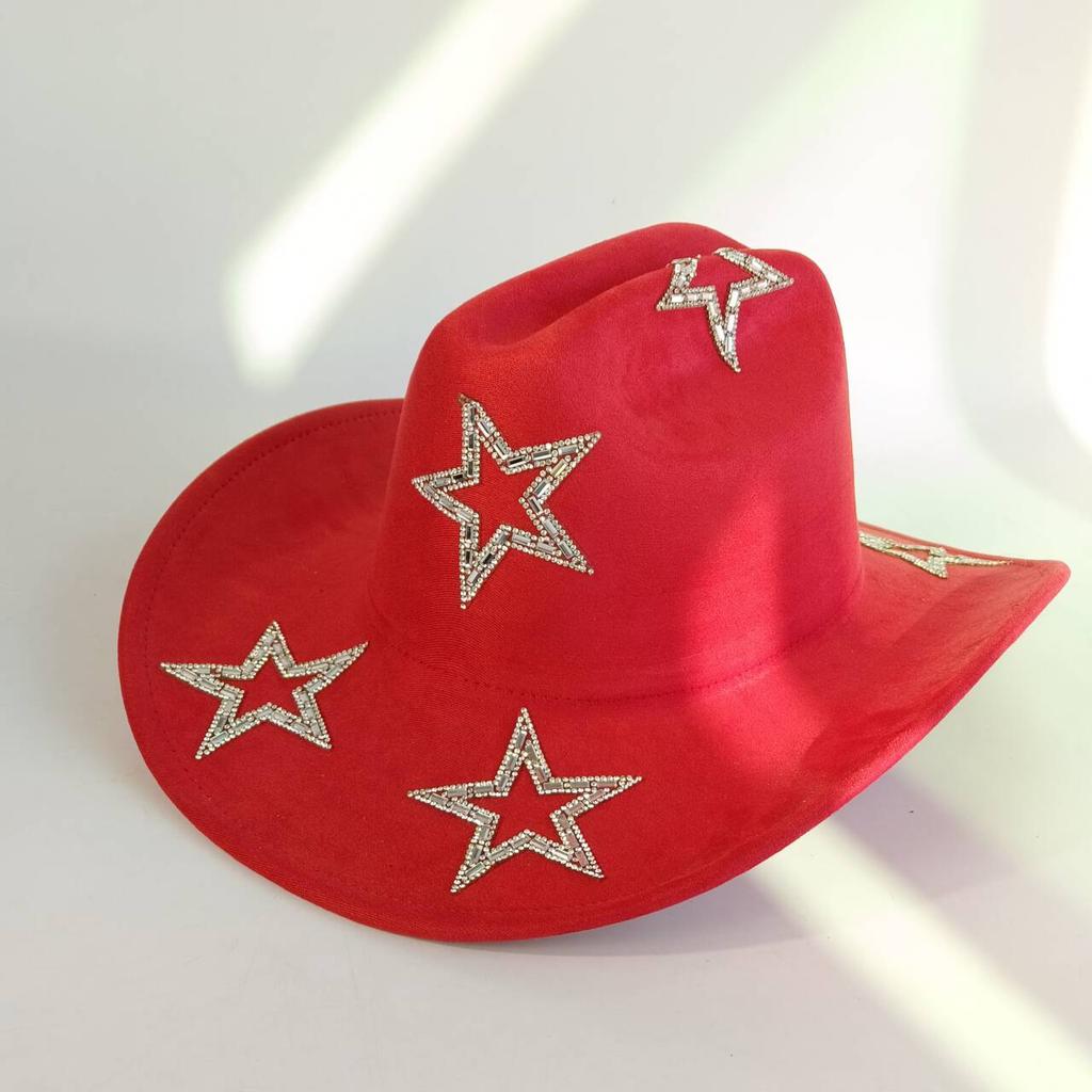 Western Cowboy Hat Imitation Leather Accessories Men and Women Jazz Cowboy Hat Wide Brim Suede Fedora Hat Wide Brim Hat Men2026