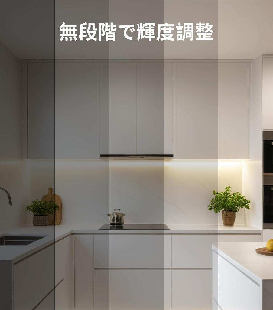 ShineBurky Waterproof USB LED Strip Light, 2m, 5V, Warm White, 3000K, CRI93+, High Brightness, Dimmable, Cuttable, Double-Sided Tape