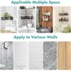 Adhesive Shower Caddy, 5 Pack Rustproof Stainless Steel Bath Organizers With Large Capacity, No Drilling Shelves for Bathroom Storage & Home Decor