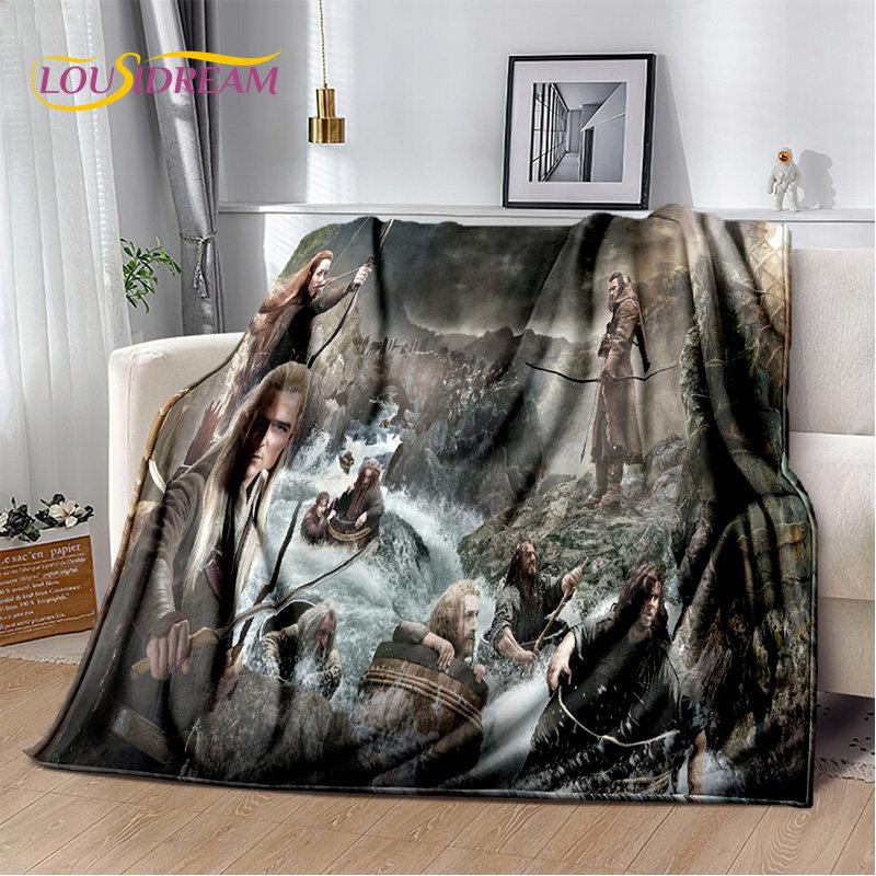 L-Lord of the Rings H-Hobbit Soft Plush Blanket,Flannel Blanket Throw Blanket for Living Room Bedroom Bed Sofa Picnic Cover Kids
