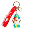 Santa Claus Keychain Christmas Small Gift Student Schoolbag Pendant Cartoon Christmas Tree Three-Dimensional Doll Pendant