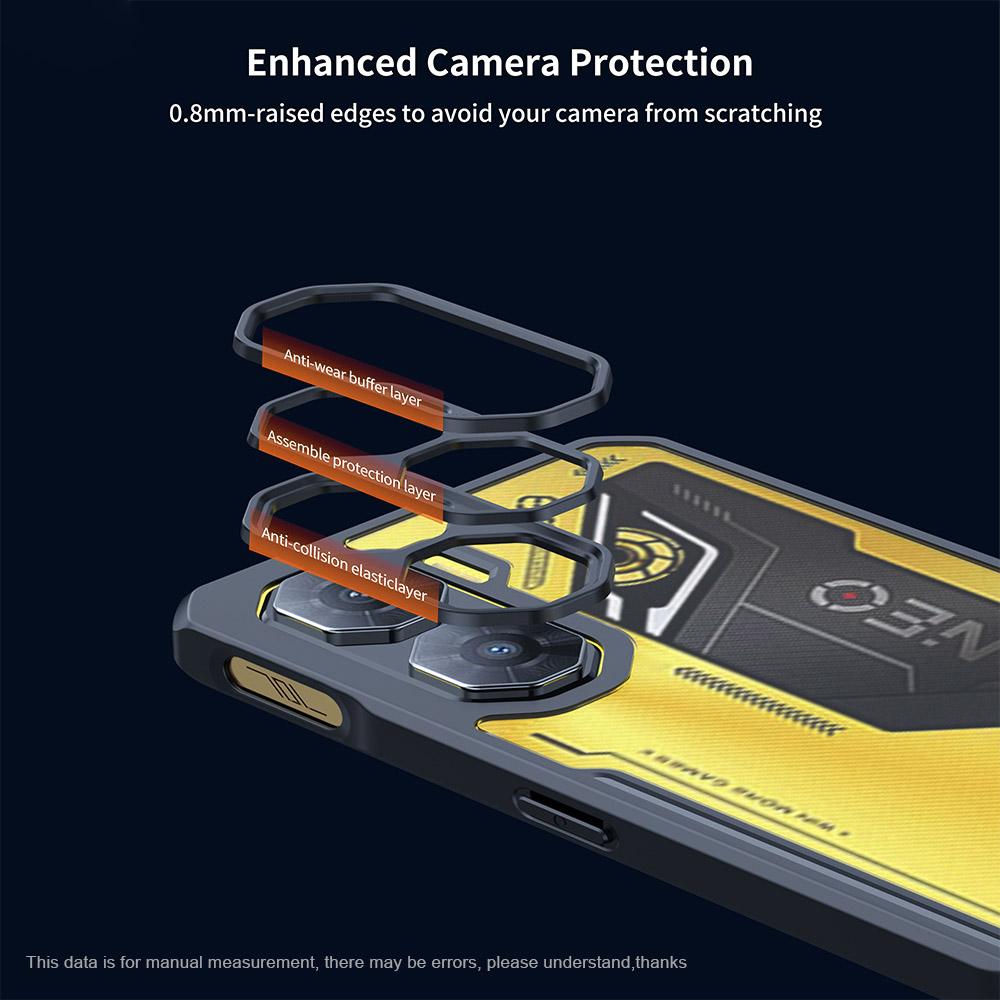 XUNDD Pro ZTE nubia Neo 3 5G Pouzdro Nárazuvzdorné TPU+Akryl Průhledné Zadní Kryt na Telefon