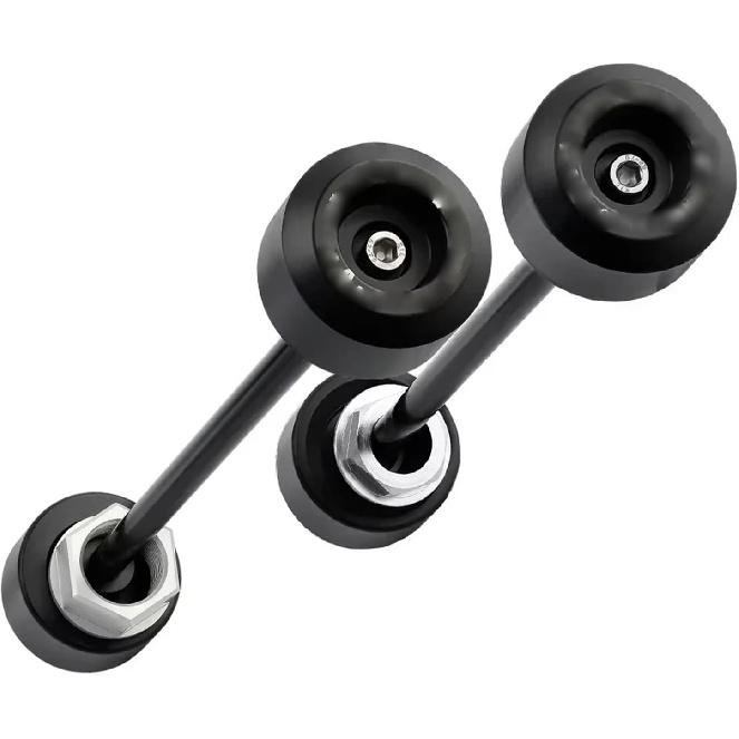 Motorcycle Frame Sliders Front Rear Axle Fork Sliders Motorcycle Frame Crash Protector Wheel Hub Anti-Collision Wheel Slider for Husqvarna 701