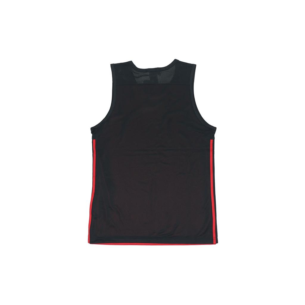 adidas Basketball Training Casual Breathable Knit Vest Men Tops Black Red DY6588