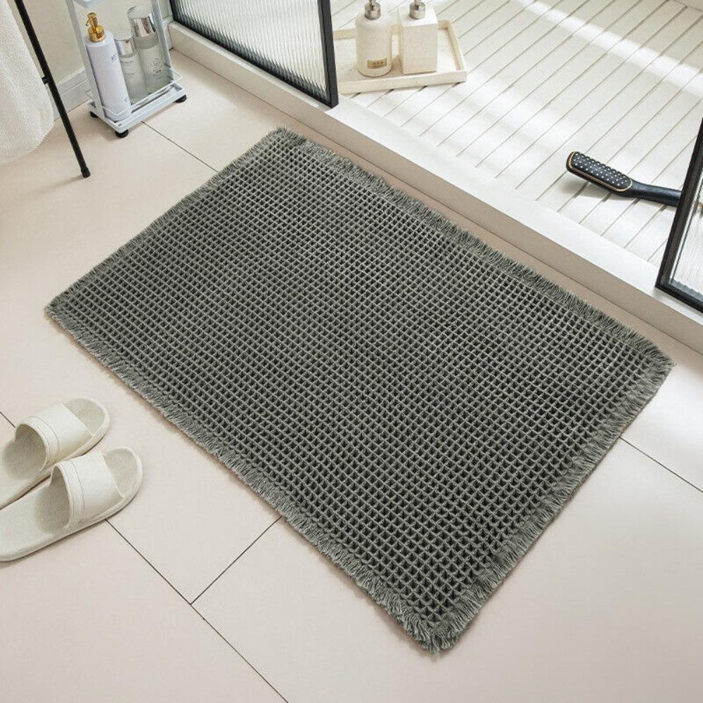 Super Absorbent Doormat Linen Woven Floor Mat New Bath Mat  Living Room