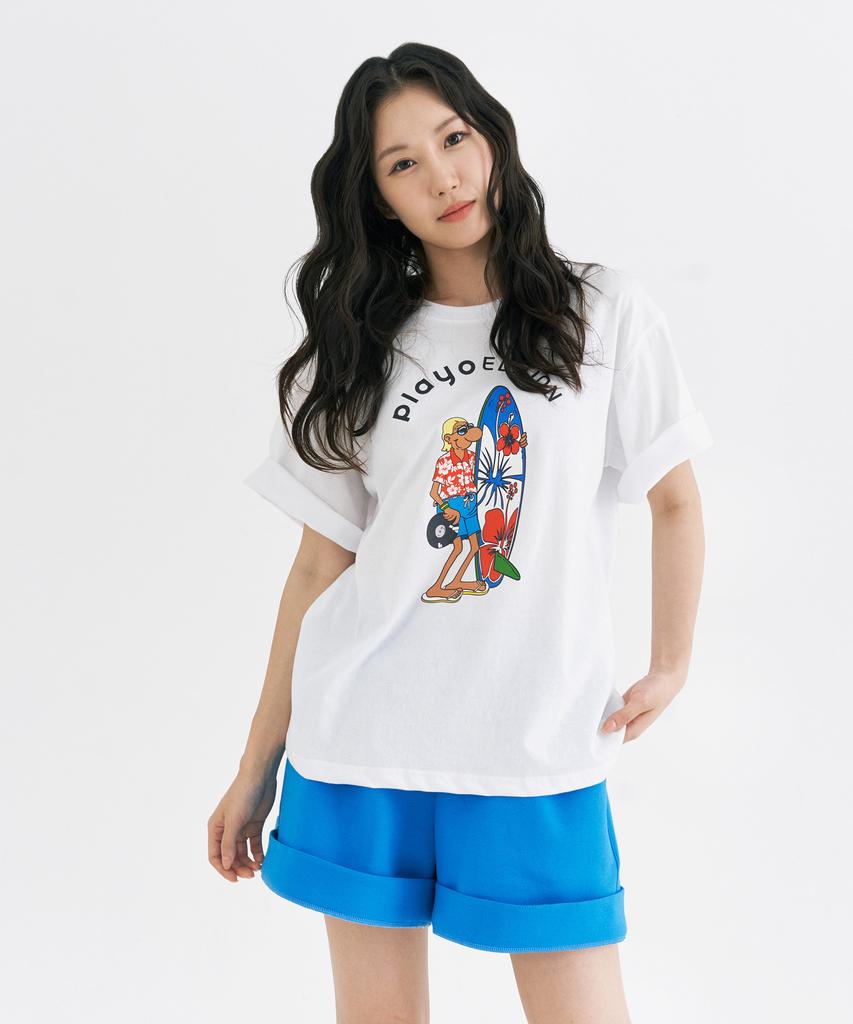 Peulleio Board T-Shirt _ Ivory