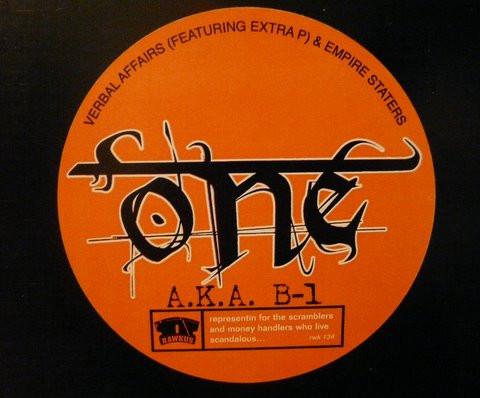 12inch Record ONE (46) A.K.A. B-1 - Verbal Affairs / Empire Staters RWK134 Rawkus 1997 US Rap & Hip-Hop/R&B Used