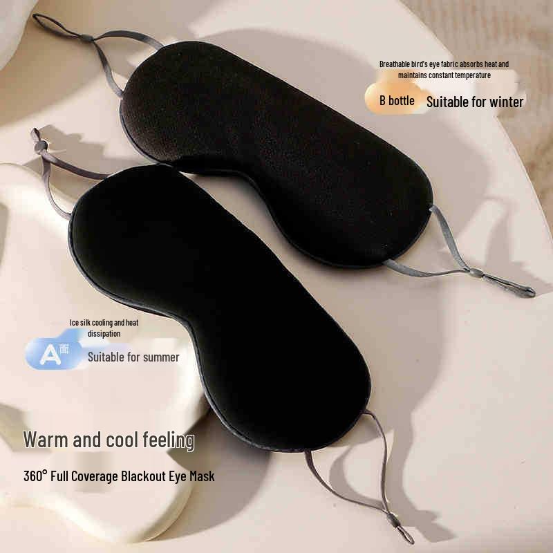 SEE KEAN Dual-Sided Warm & Cooling Ice Silk Eye Mask