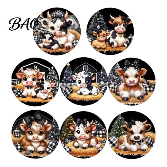 Furniture Protection Coaster 8PCS Coasters, Colorful Wood with Non-Slip Heat Insulation Multi-color Pack Waterproof Drink Holder, for Home Office