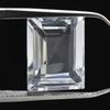 Natural White Sapphire Emerald Cut CERTIFIED 9.95 Ct High Quality Loose Gemstone SU-710