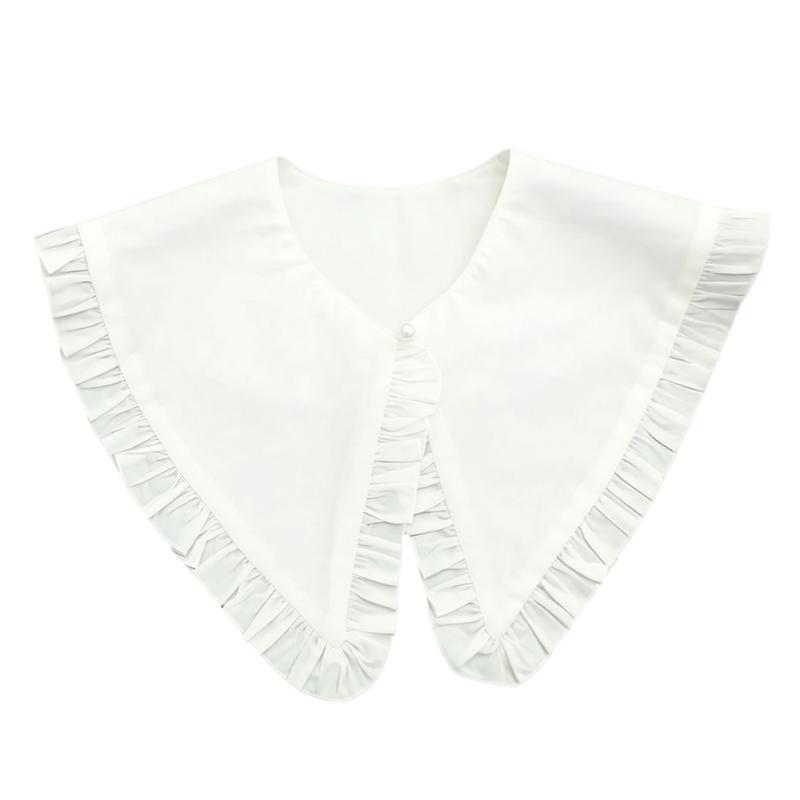 Fashionable Detachable Faux Collar Cotton Neckpiece Removable Collar For Sweaters Blouses And Dresses