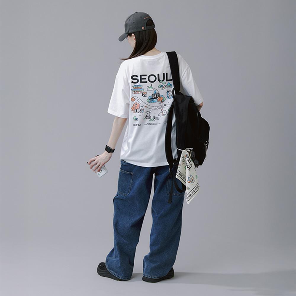 BT21 Seoul Edition Handkerchief - Soft & Stylish K-Pop Accessory