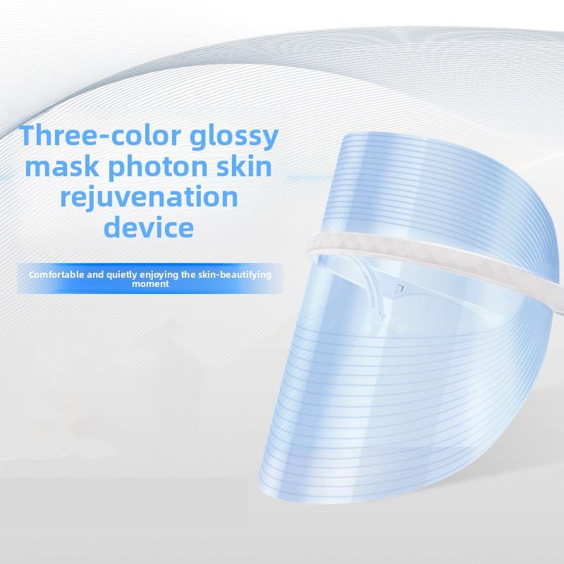 Haushalts-Phototherapie Gesichts-Spektrometer Gesichts-Dreifarbenmaske Schönheitsinstrument Photonenmasken-Instrument Tongyan LED Hautverjüngungsinstrument