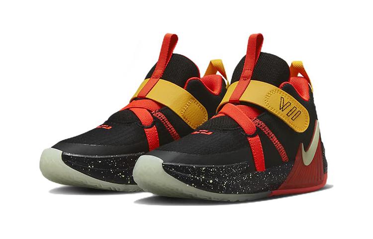 Nike LeBron Witness 7 PS 'Black Bright Crimson Speckled' DQ8647-001