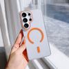 Ultra-thin ice-permeable magnetic suction suitable for Samsung S26ULTRA simple mobile phone case S25PLUS high-transparency PC hard protective case