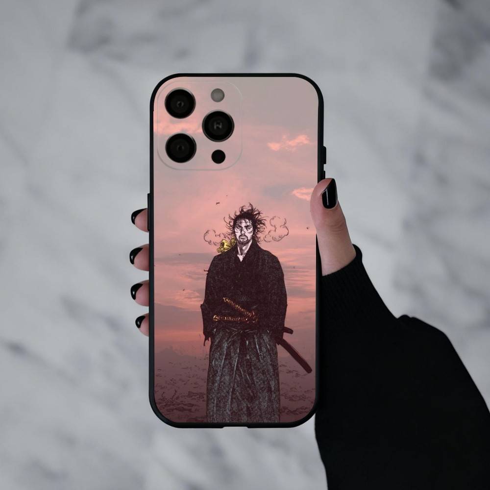 M-Miyamoto V-Vagabond M-Musashi   Phone Case Silicone Soft For IPhone 17pro 16 15 14 13 12 11 X XR Plus Pro Max Plus