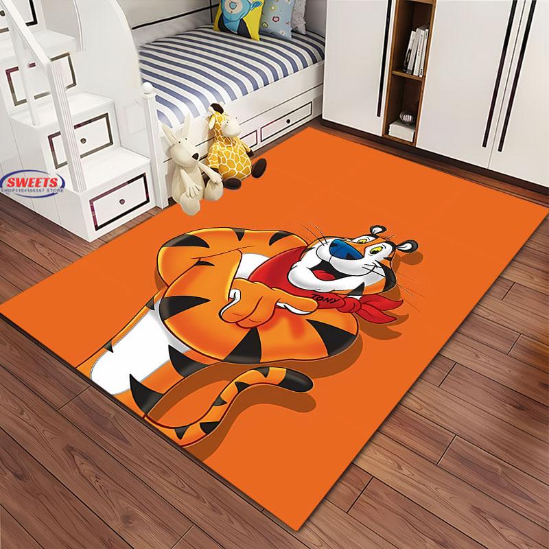 1 Pezzo Tappeto Area Winnie the Pooh Tigger, Tappeti Soggiorno e Camera da Letto, Tappetino Divano Camera Bambini, Tappeto Antiscivolo Pavimento Zerbino, Regalo per Bambini
