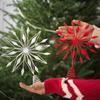 Irregular Christmas Tree Toppers Easy To Install Metal Star Tree Top Ornament Festival Accessory Home Adornment