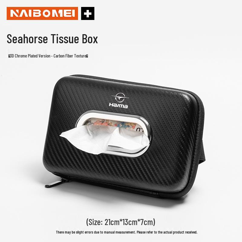 Car-Mounted Tissue Box, Hanging Armrest, Pull-Out for Haima Aishang 6 P8 S7 XE1 E5 Familia