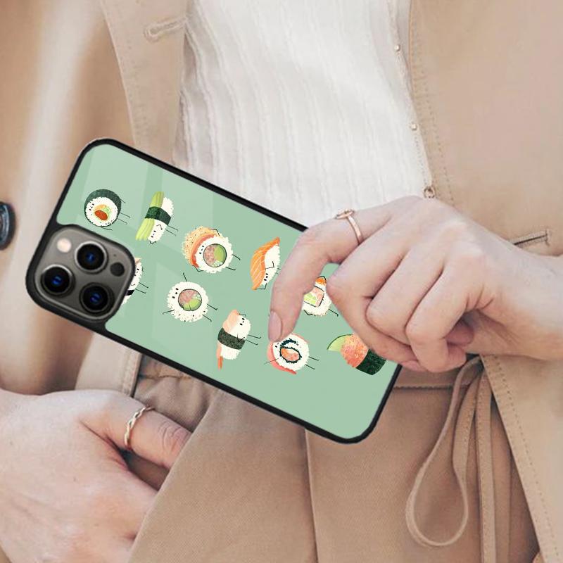 Sushi Food Magnetic Phone Case For APPLE iPhone 17 Air 16 14 13 12 Pro Max 15 Plus Wireless Charge With MagSafe Cover