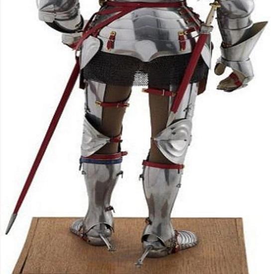 Halloween Medieval Knight Crusader Suit of Armour Wearable LARP Reenactment Costume Gift Items