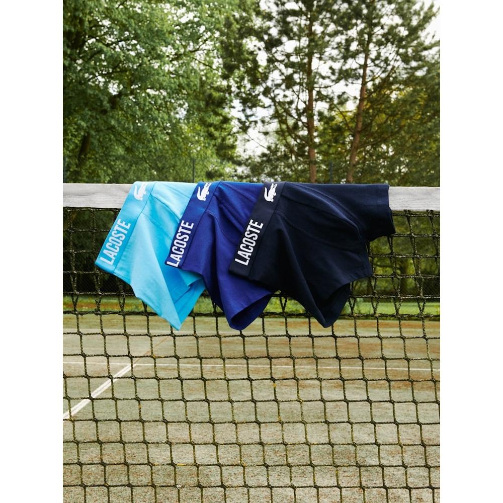

Комплект из 3 мужских трикотажных трусов с логотипом LACOSTE 5H3321 54G ILN Q2N5H3321 54GILN 00S