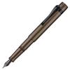 Hongdian M2 Mini Fountain Medium Soft Brown Slim Pocket Travel Pen Pen, Nib, Nib, Aluminum,