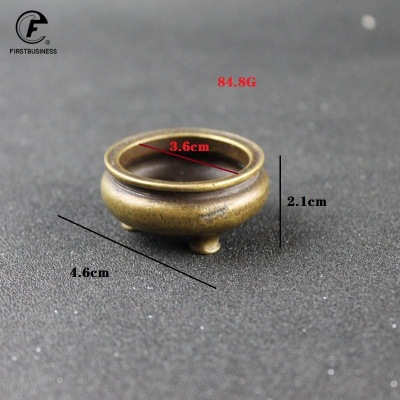 Retro copper Incense Burners Portable bronze Censer Buddhism Incense Holder Home Tea House Yoga Studio Copper Censer Home Decor