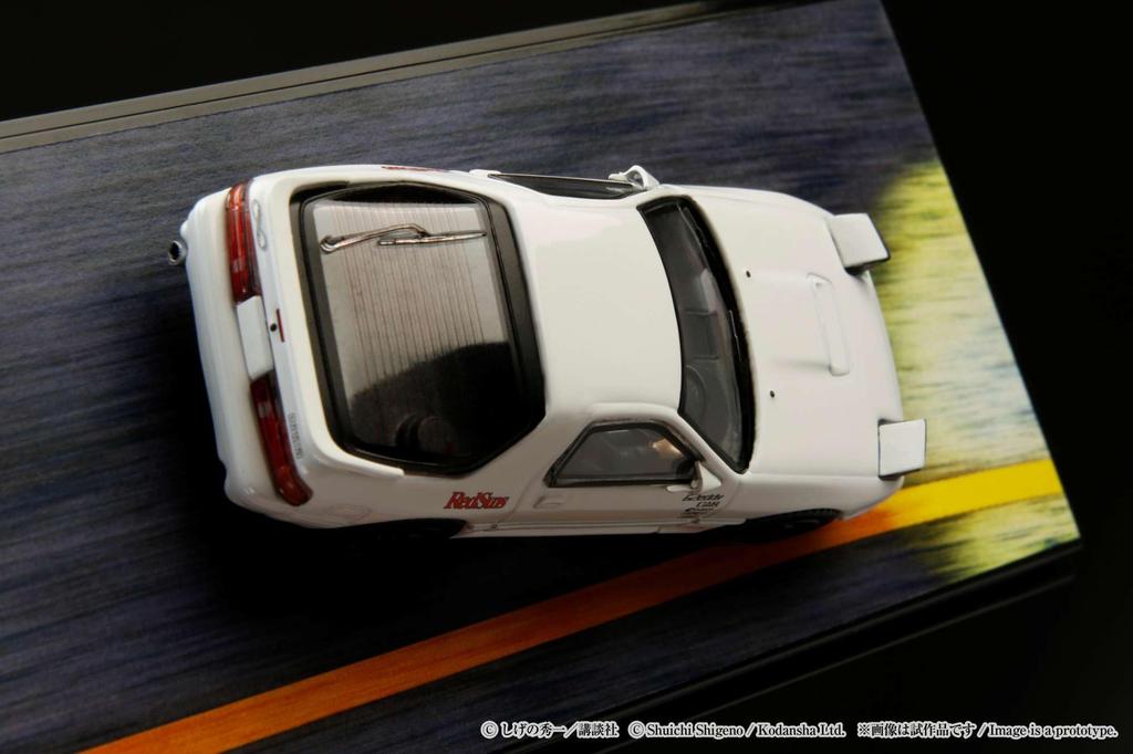 HJ64 Mazda Initial D VS Kyoichi Sudo and Ryosuke Takahashi Driver Figures Included 1/64 RX-7 (FC3S) / (Finished Product)