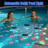 Solar Floating Pool Lights, Waterproof Automatic Switch Floating Lighting, with Smart Sensor Control Color-Changing Projection Pool Light