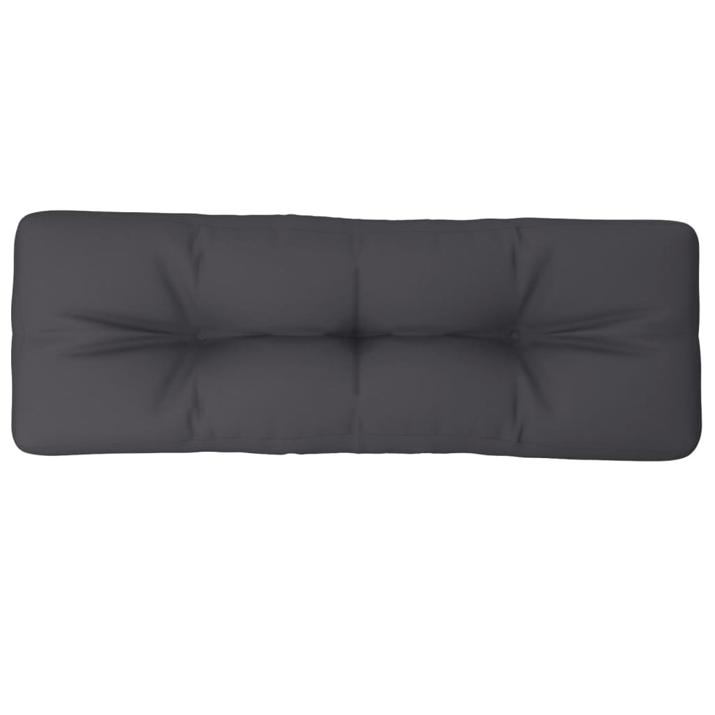 Pallet Cushion Anthracite 120 X 40 X 12 Cm Fabric