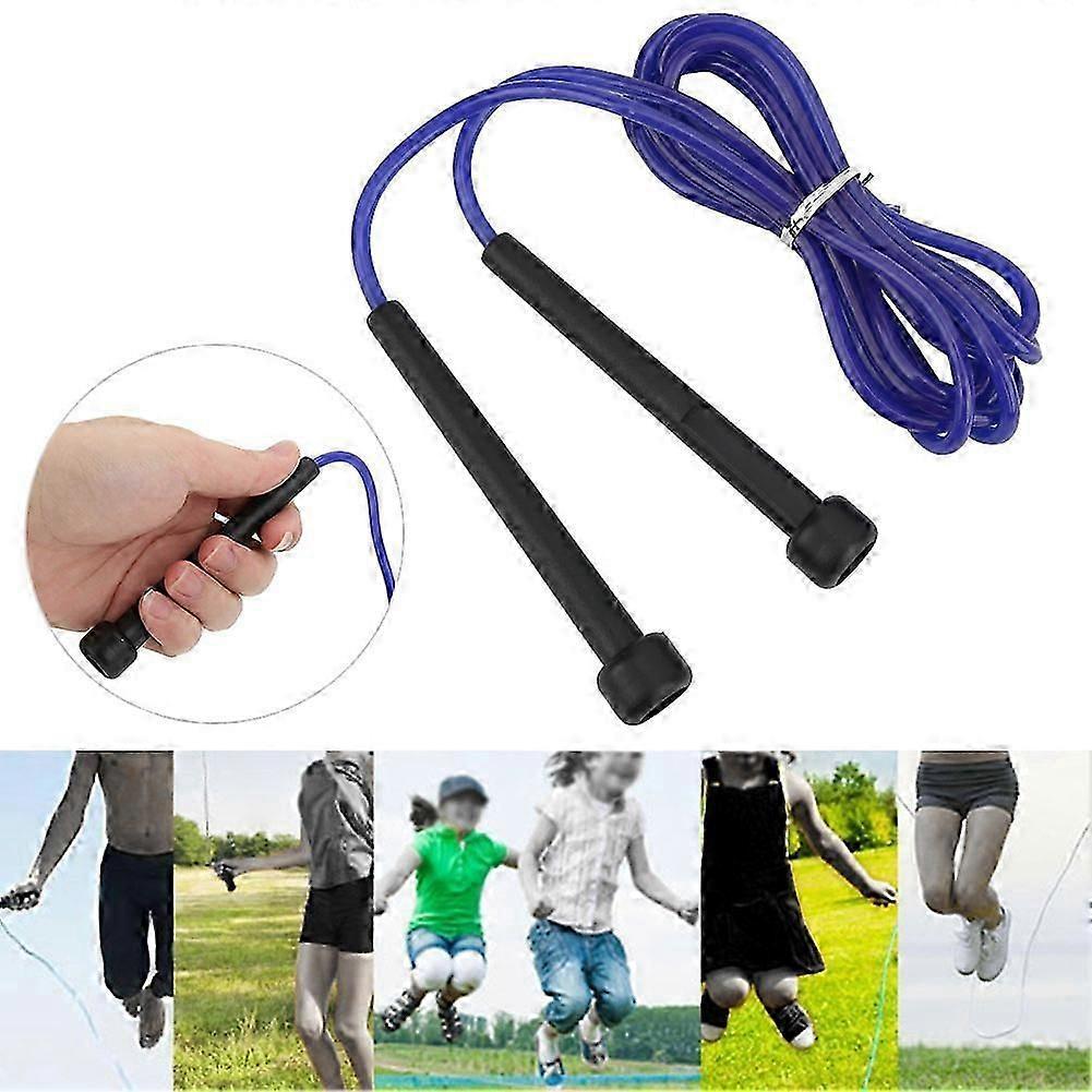 Double Dutch Jump Ropes, Durable Pvc Material Crystal Transparent Fitness Jump Rope For Cardio Calorie-Burner, Smooth Handle Turning Aerobic Exercise