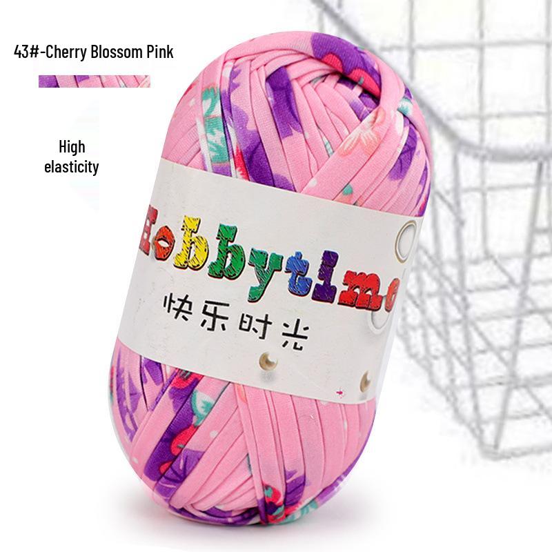 Cloth Strip Yarn DIY Crochet Kit: Handmade Bag, Knitting Material for Cushions, Carpets, and Dolls