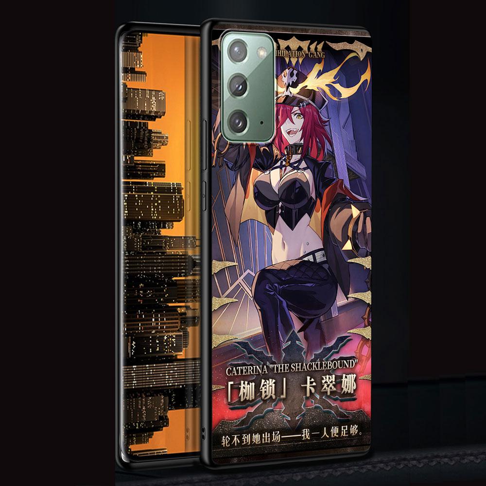 Honkai Star Rail Sparkle Case for Samsung Galaxy Note 10 Plus 20 Ultra 9 8 TPU Phone Cover Note 10 Lite Black Soft Shell Funda