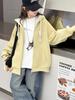 Girls' Korean-Style Hoodie Cardigan - Spring/Autumn 2026 Collection for Medium/Large Children, Stylish Hooded Top
