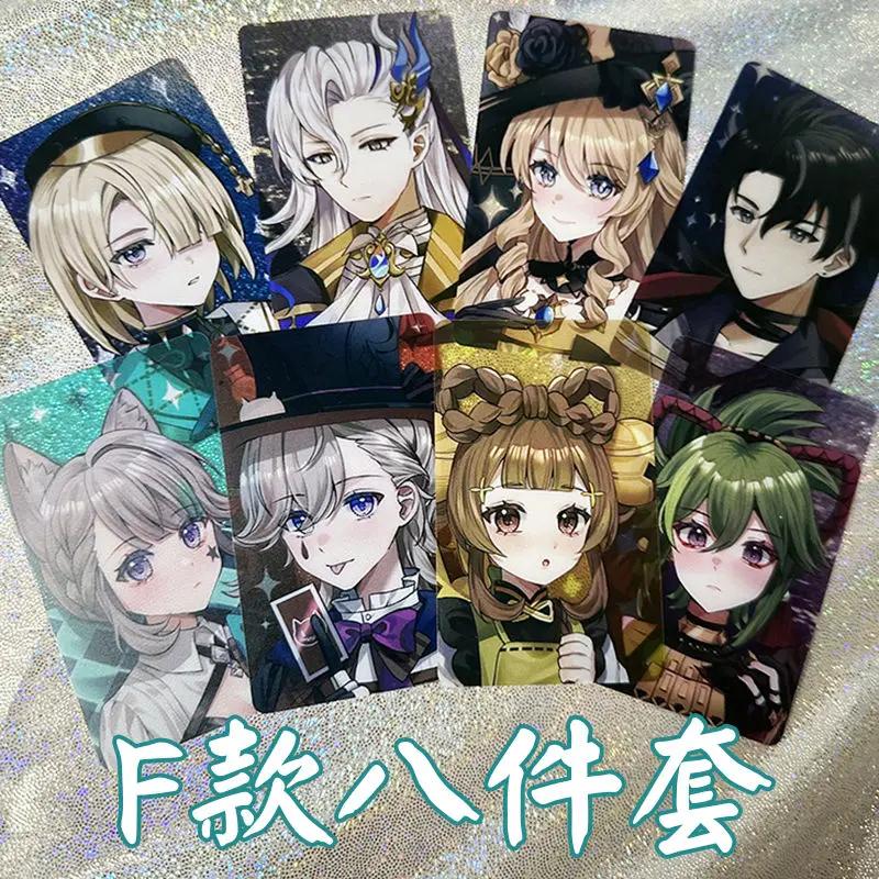 Anime Game Impact 8Pcs/Set Fontaine Sumeru Transparent Card PVC Lomo Cards Photocard For Fans Collection Take a Group Photo