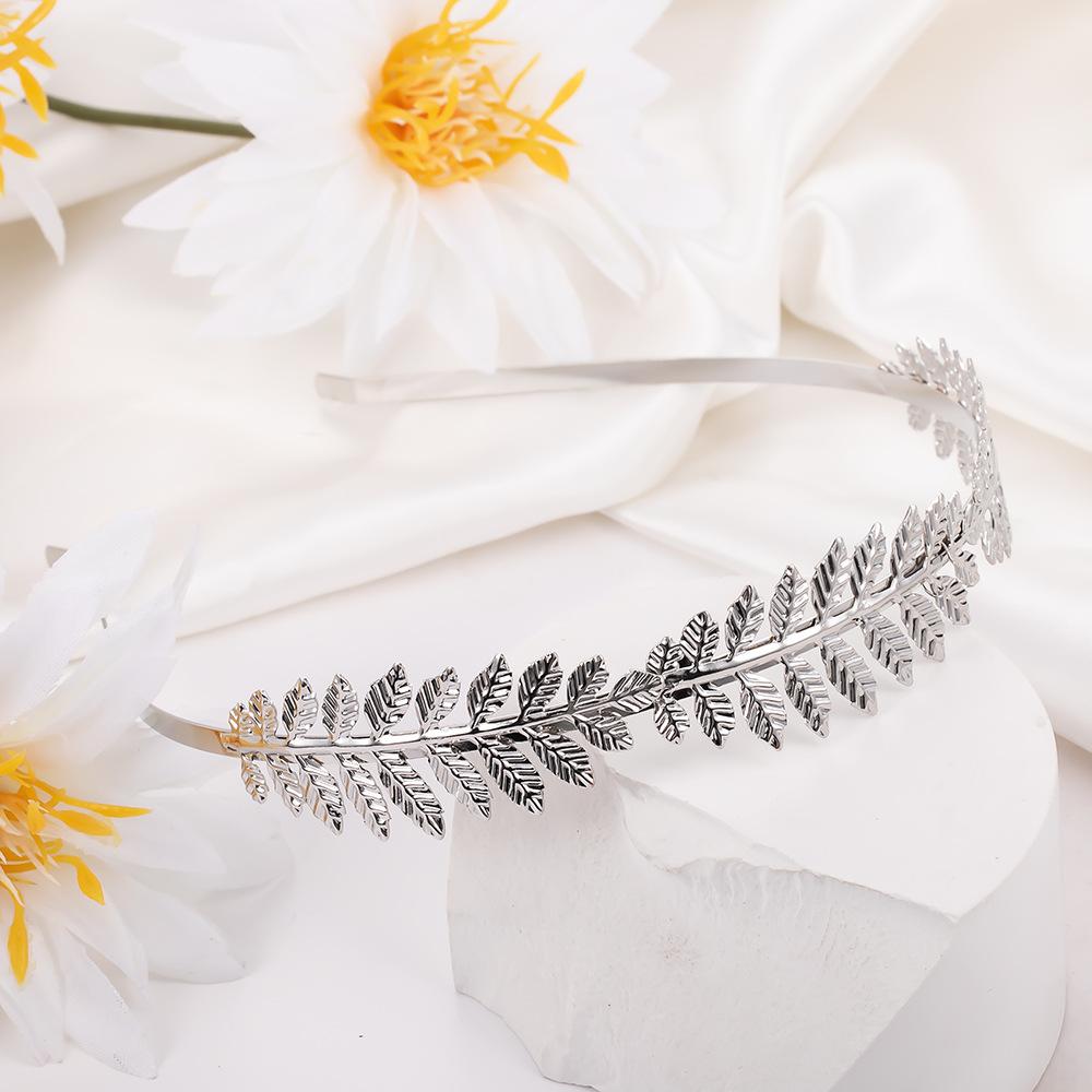 

Модный головной убор, ретро барочный ободок с золотыми листьями