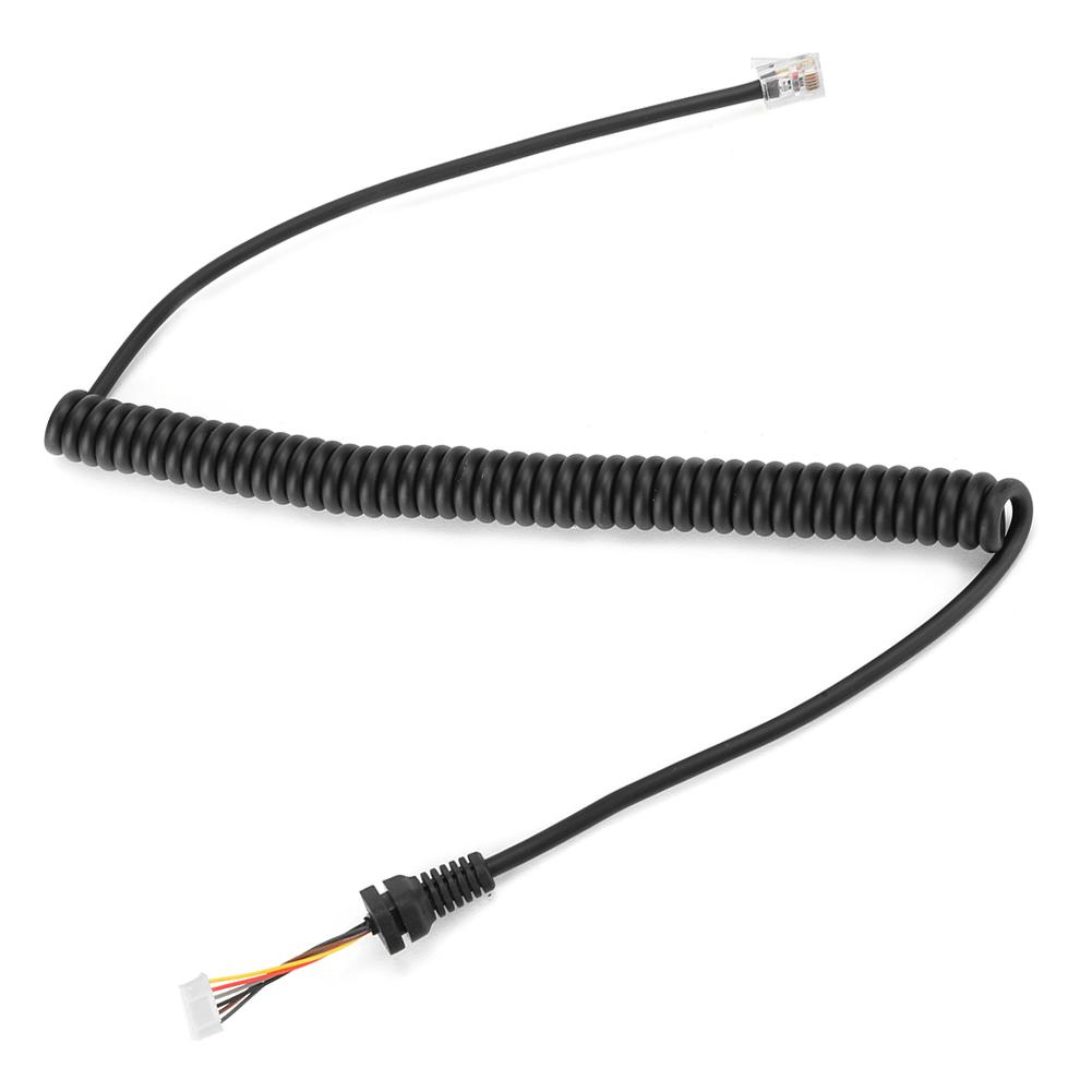 6 Pin Microphone Cable Cord Wire Line for YAESU FT‑7900R FT‑8900R Car Radio MH‑48 Speaker