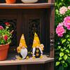 2pcs  Rustic Resin Gnome Statues